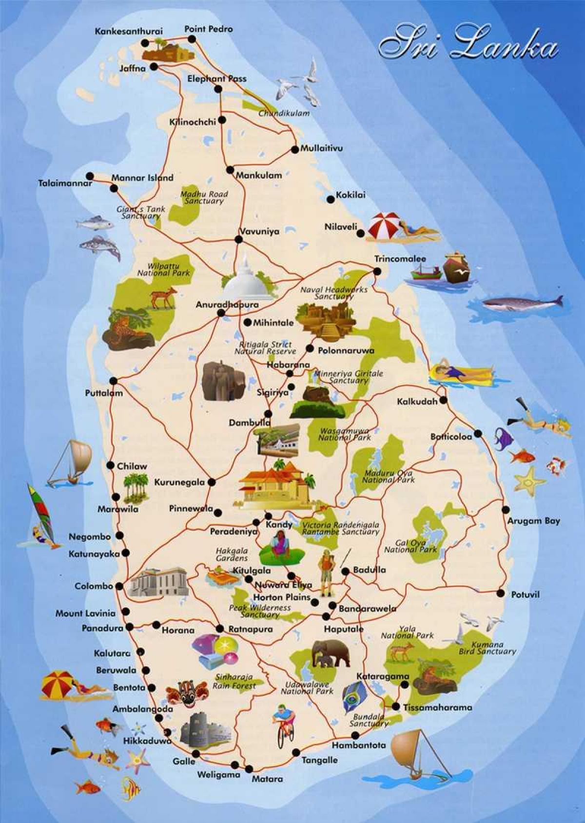 Sri Lanka illa mapa