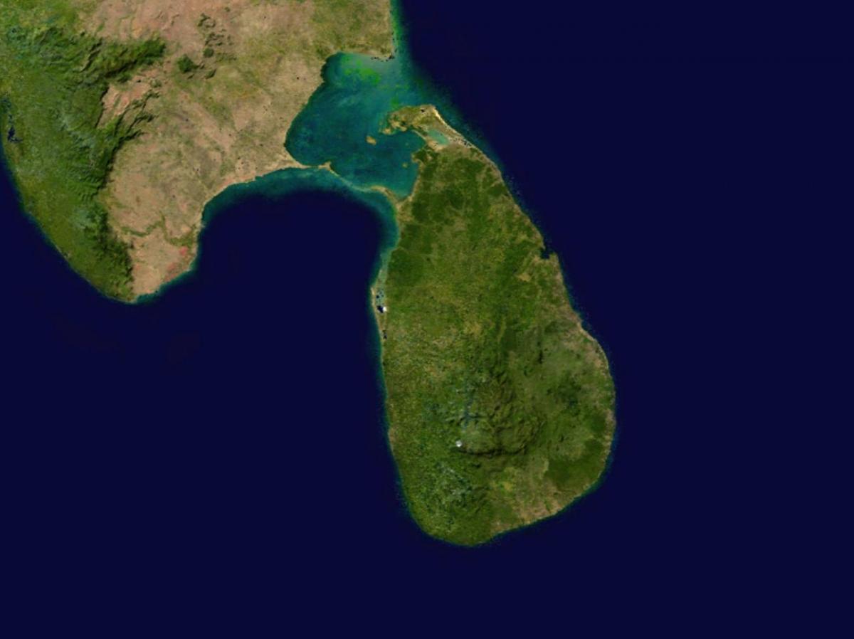 en línia canals mapa de Sri Lanka