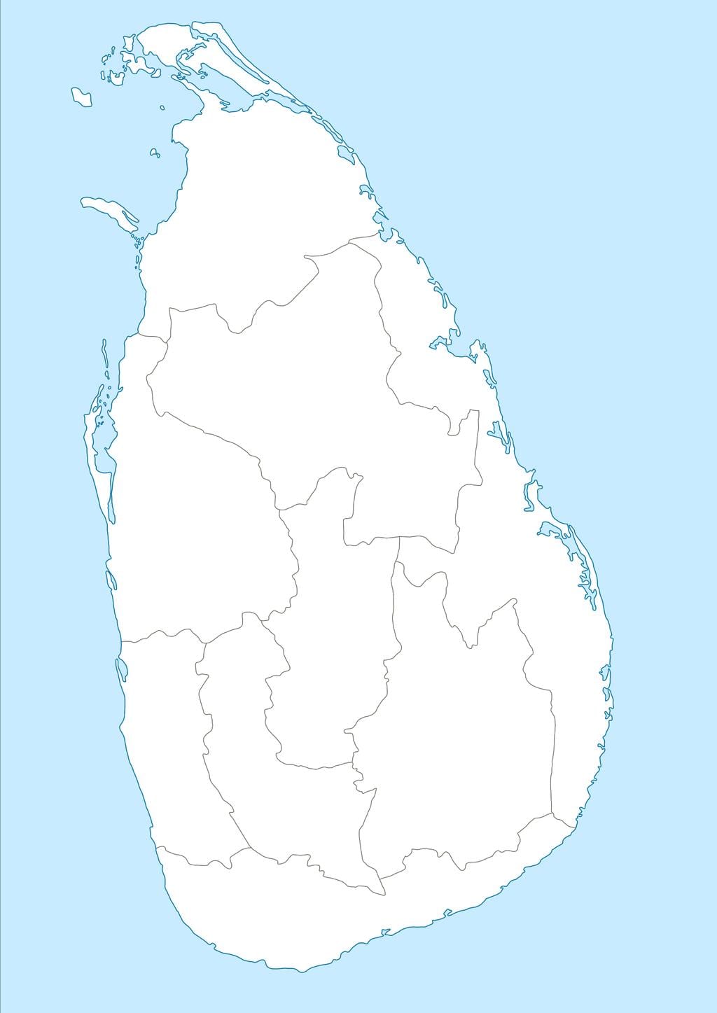 mapa de Sri Lanka nidan