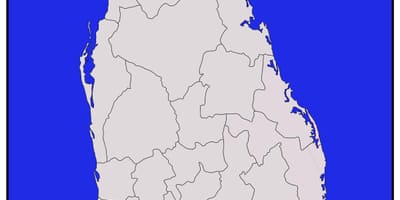 Mapa de galle Sri Lanka