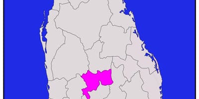 Kandy a Sri Lanka mapa
