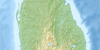Mapa de la terra mapa Sri Lanka